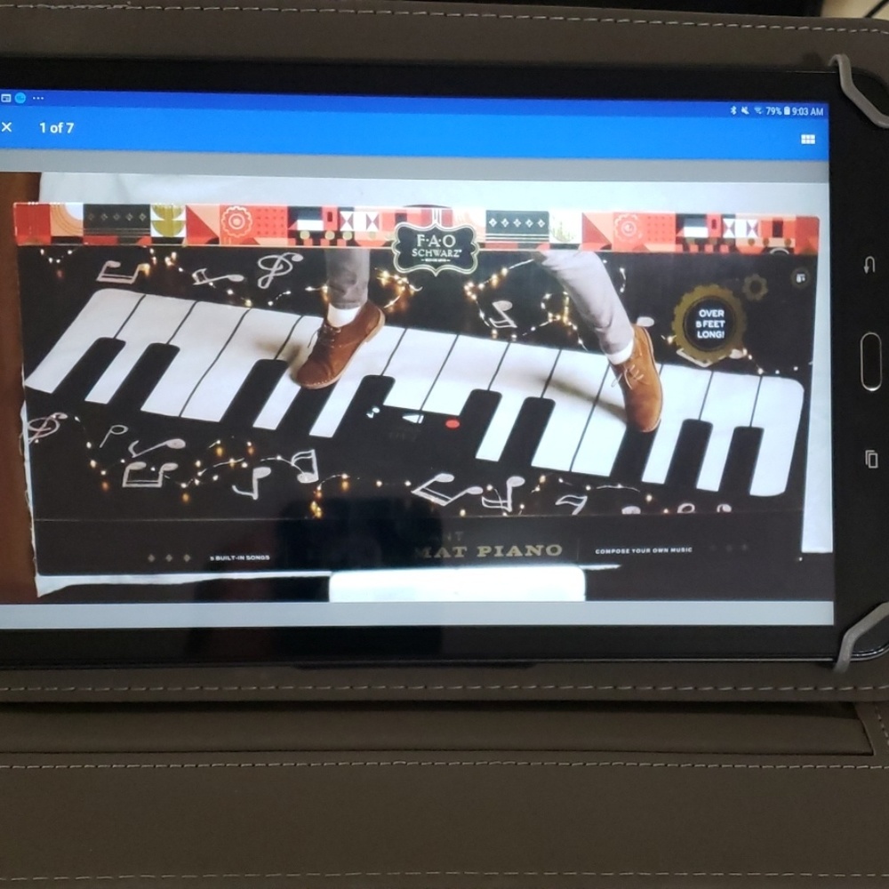 New F.A.O. Schwartz Big Giant Piano Dance Mat